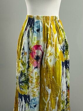 Jams World Spring Rush Floral Wide Leg Palazzo Pants Small